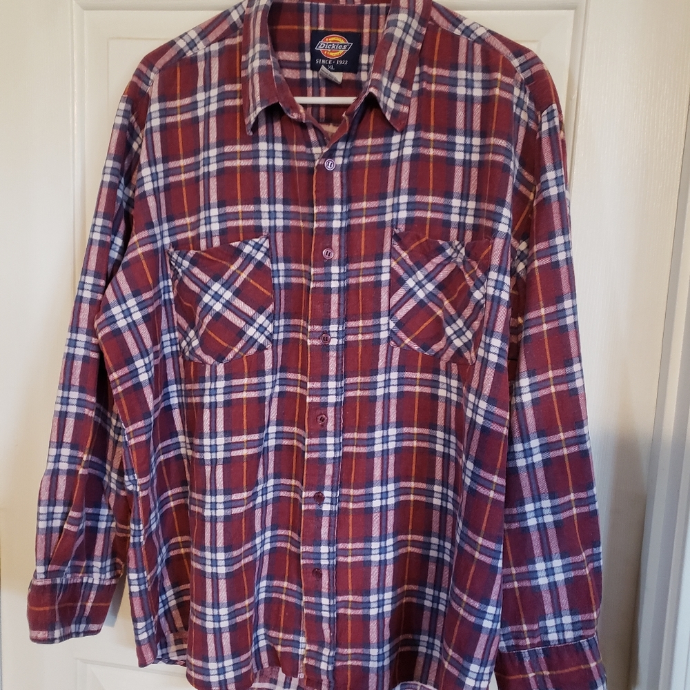 Dickies flannel shirt xl